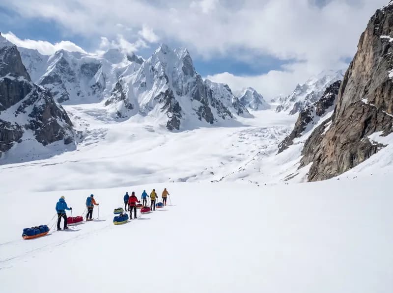 Skii in karakorum 