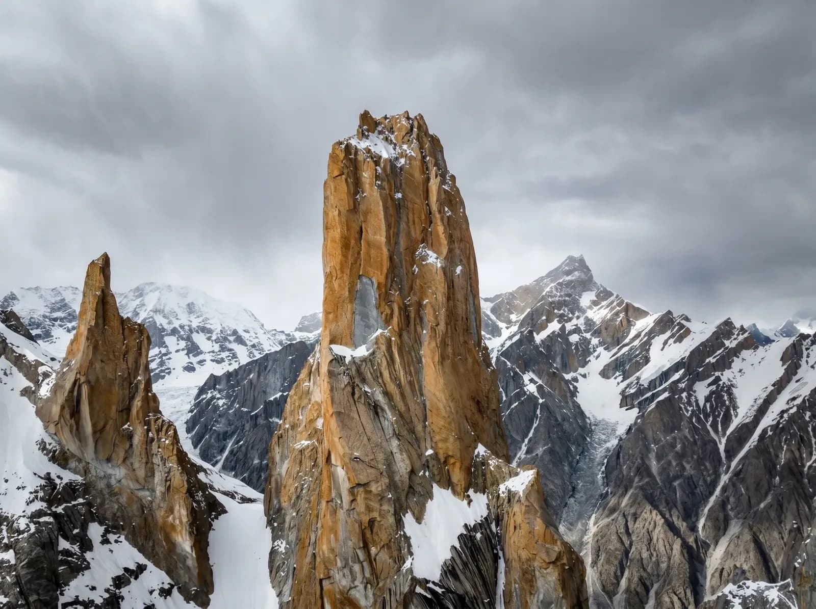 Trango Tower Rock Climbing