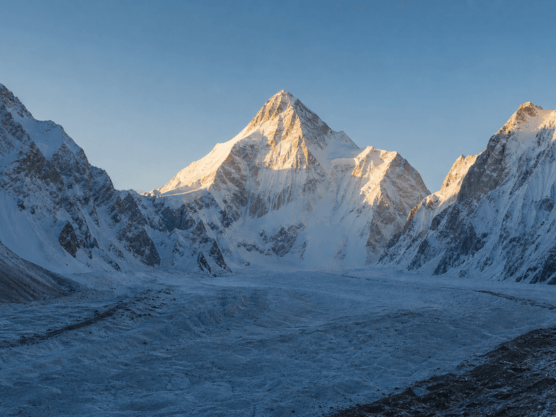 Illustrative Karakoram landscape for Gasherbrum III Expedition