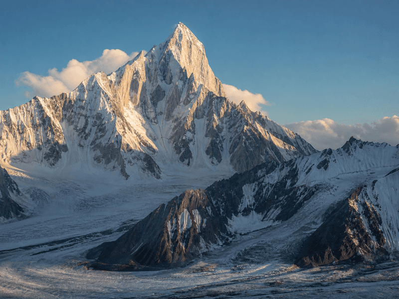 Illustrative Karakoram landscape for Latok I Expedition
