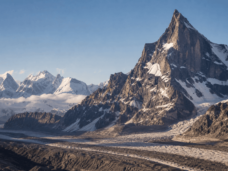 Illustrative Karakoram landscape for Mitre Peak Expedition