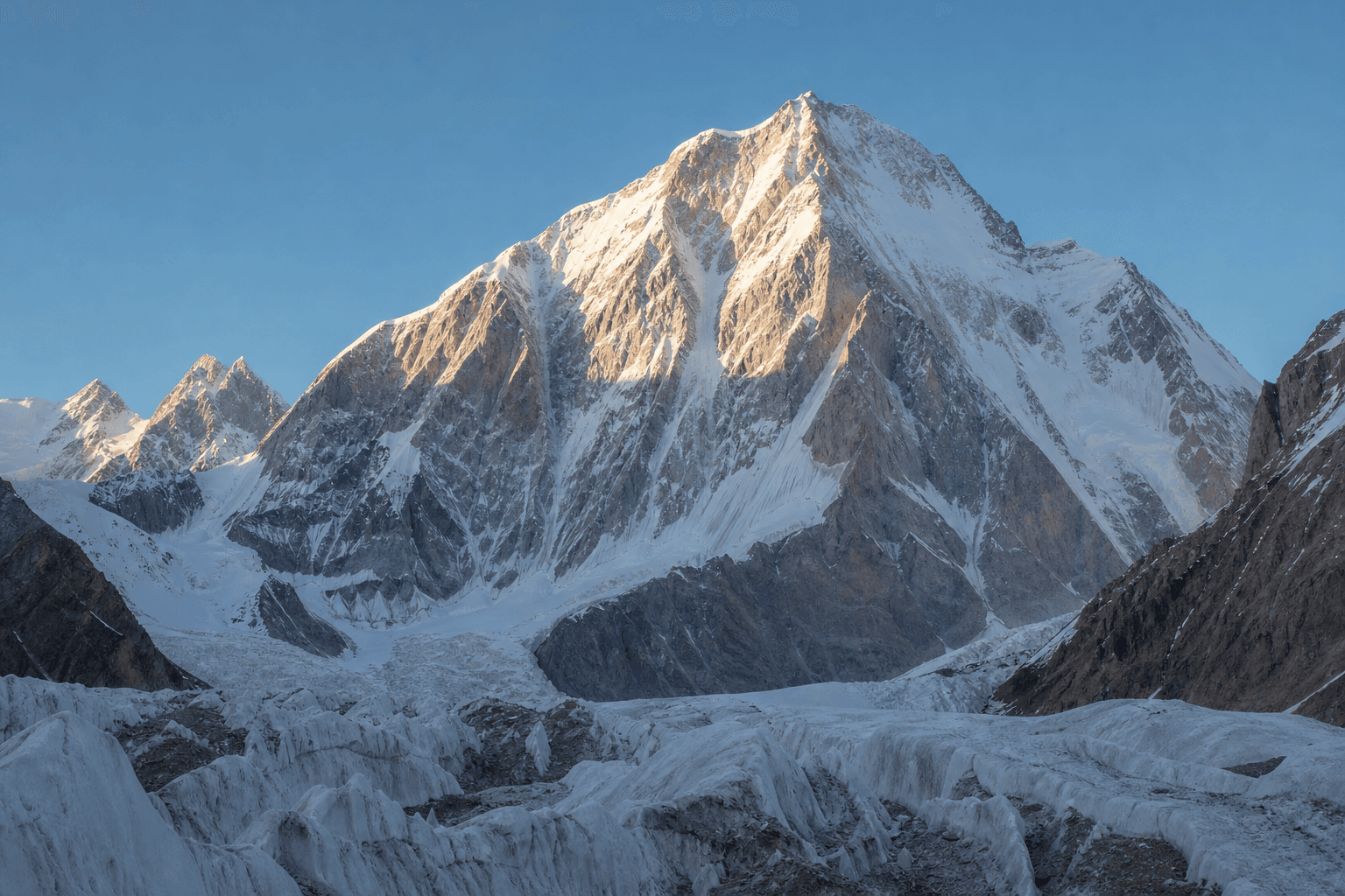 Illustrative Karakoram landscape for Gasherbrum IV Expedition